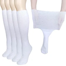 CIRZUEX Extra Wide Socks for Lymphedema Swollen Feet Leg Bariatric Socks 