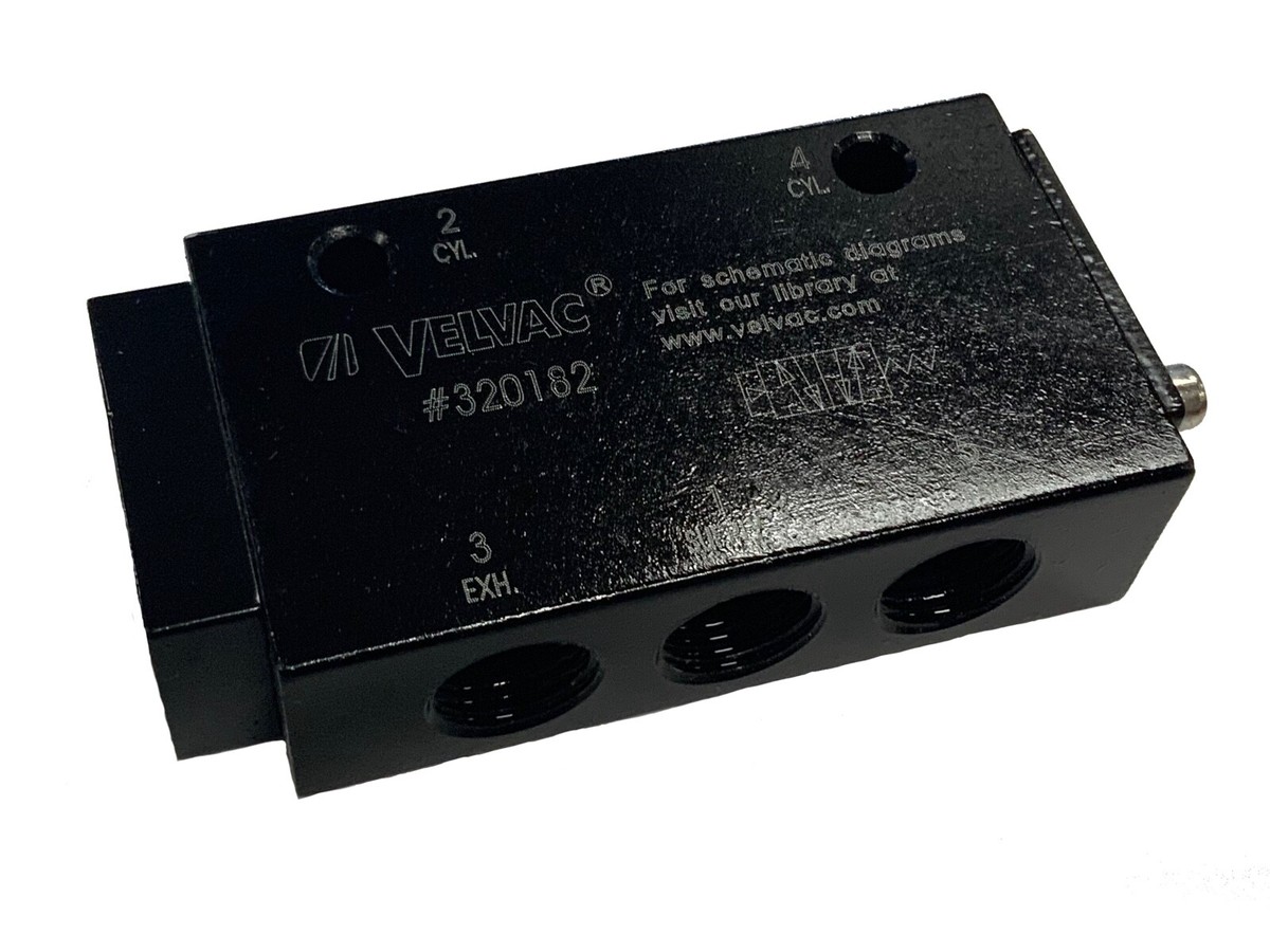 VELVAC 4 WAY AIR PILOT SPRING RETURN VALVE 320182 | eBay