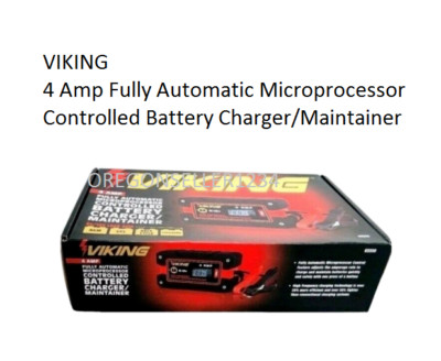NEW VIKING Fully Automatic Microprocessor Controlled Battery Charger Maintainer