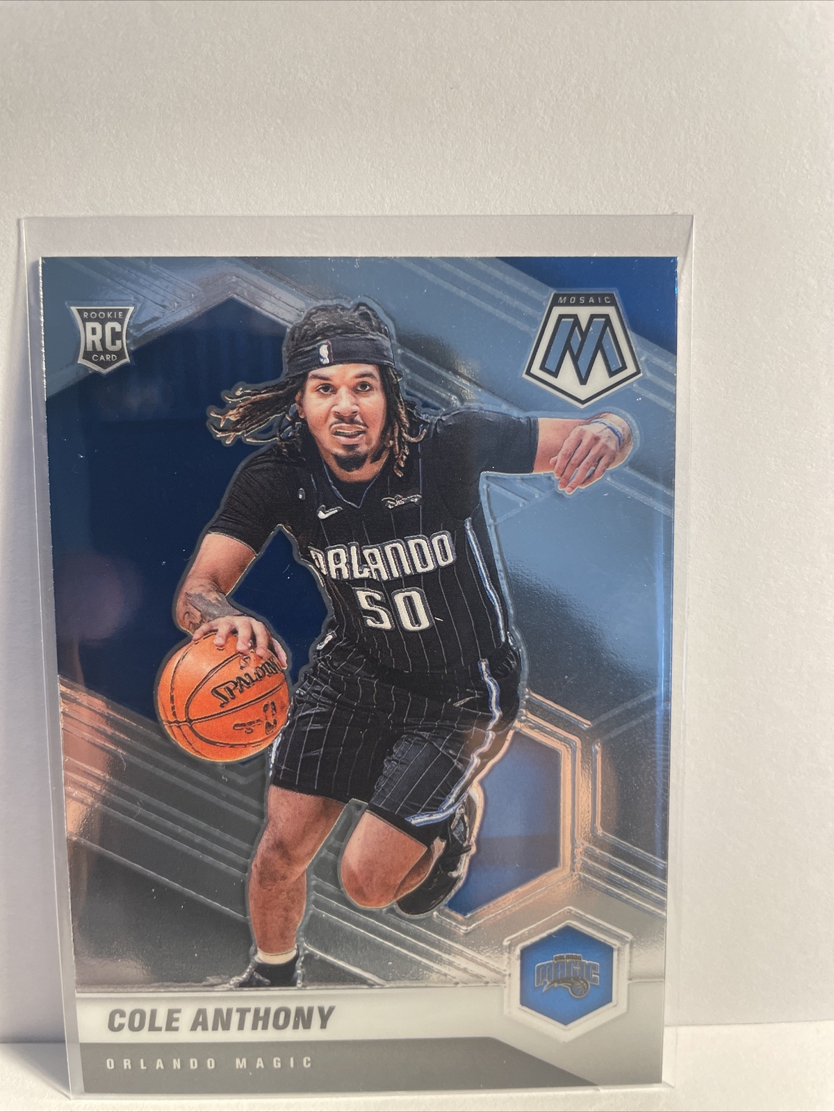 2020-21 Panini Mosaic Cole Anthony Rookie Card RC #207 Magic Basketball Card