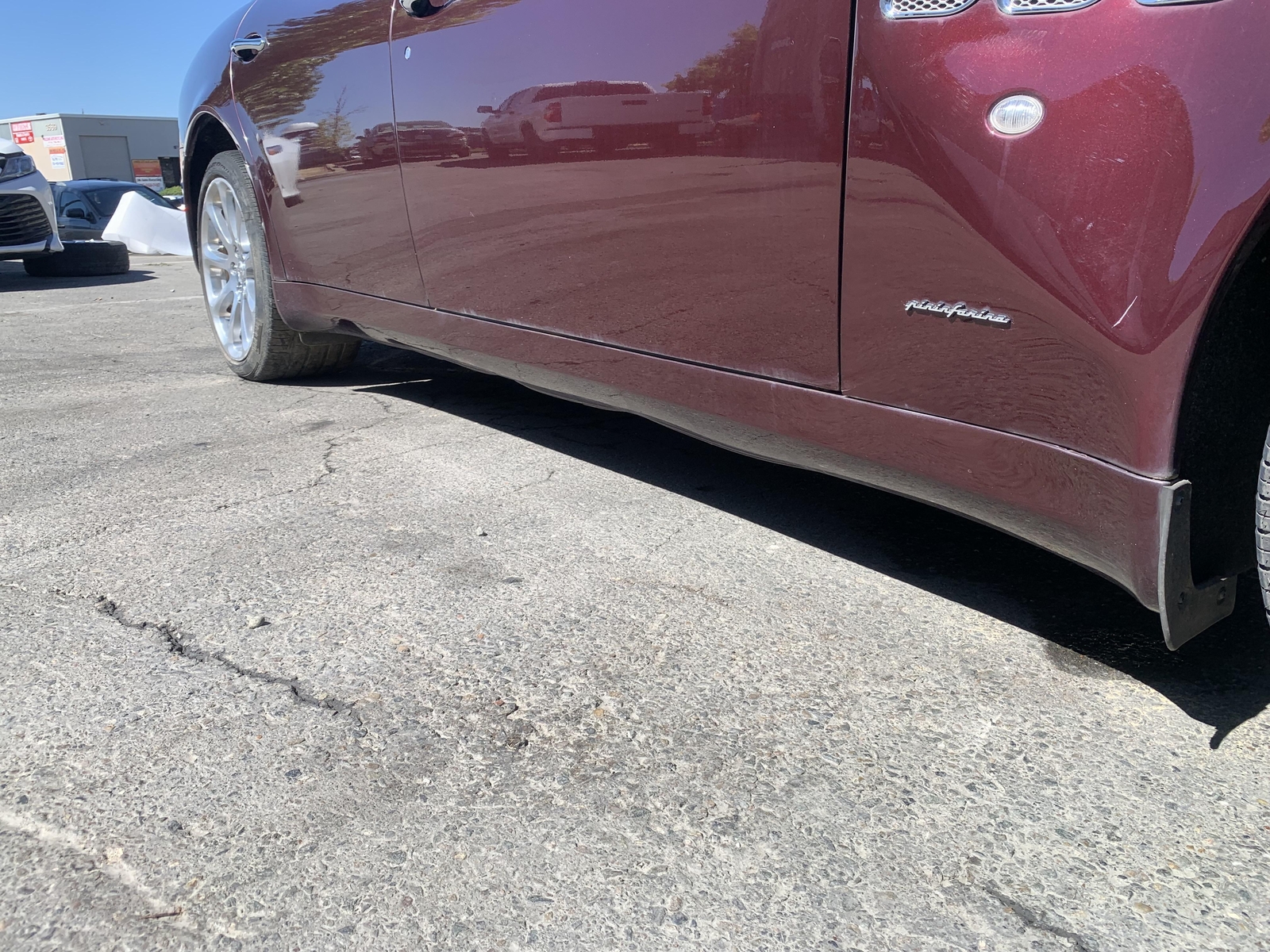 08 MASERATI Right RH Passenger Rocker Moulding CODE=226125