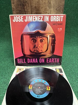 1962 12'' Jose Jimenez In Orbit (Bill Dana On Earth) LP Kapp Records KL-1257