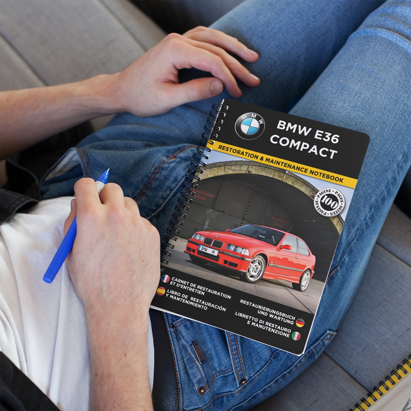 BMW E36 Compact cahier de restauration carnet entretien mécanique auto youngtimer E36 - 2