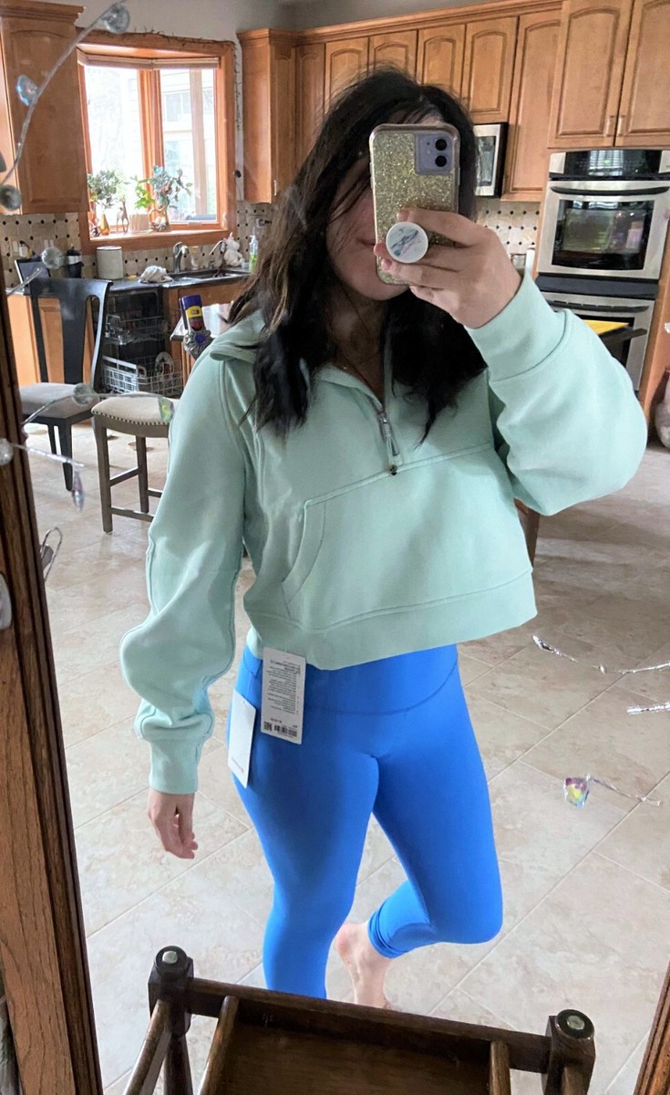 ❤️ Lululemon Scuba Oversized 1/2 Zip Half Zip Hoodie - Delicate