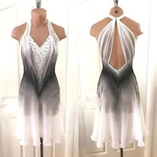 Figure skating gymnastics dress women's dance skirt performance dress