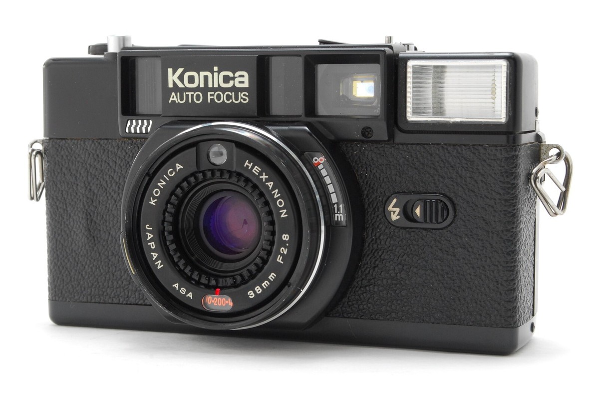 EXC+5] Konica C35 AF2 Point & Shoot 35mm film Camera From