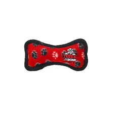 RA Jr. Bone Dog Toy - Red Paw (2 Pack)