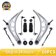 Control Arm Ball Joint Bushing Tie Rod Boot Suspension Kit for BMW E46 3 Series