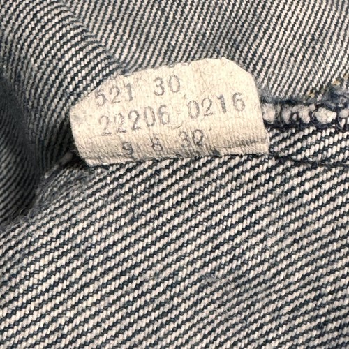Pantalones de mezclilla Levis Orange Tab Fresh Produce para hombre 38x28 vintage años 70 con dobladillo - Imagen 6 de 8