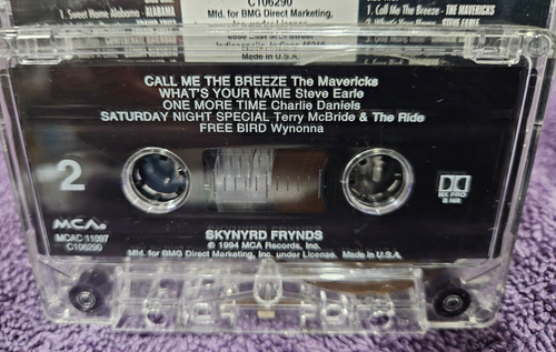 Skynyrd Frynds LYNYRD SKYNYRD Tribute audio music CASSETTE TAPE various artist ! - Picture 4 of 4