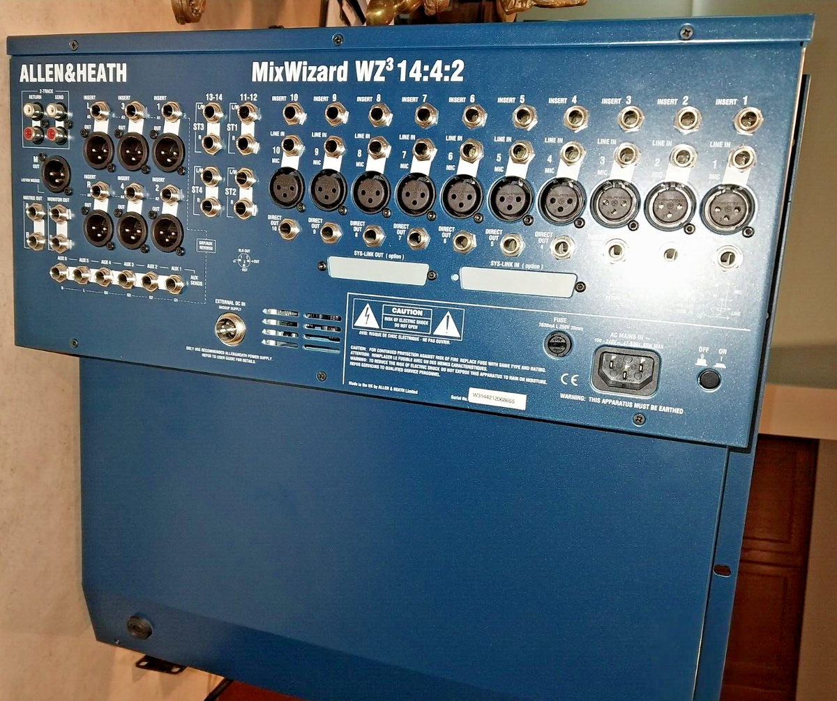 Allen & Heath MixWizard WZ3 14:4:2 Mixer | eBay