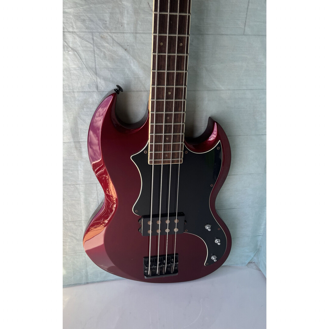 Electric Bass Guitar Grassroots Viper Red S/N GW11142438 | eBay