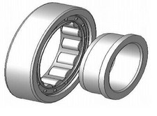 NJ202 15x35x11mm NJ Single Row Cylindrical Roller Bearing