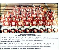 1962 DENVER BRONCOS TEAM 8X10  PHOTO AFL COLORADO USA NFL FOOTBALL