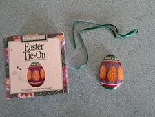 Longaberger 1997 Easter Egg tie-on for your basket NEW