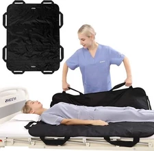 Positioning Bed Pad with Handles 34" X 36" Incontinence Liner Underpad Straps