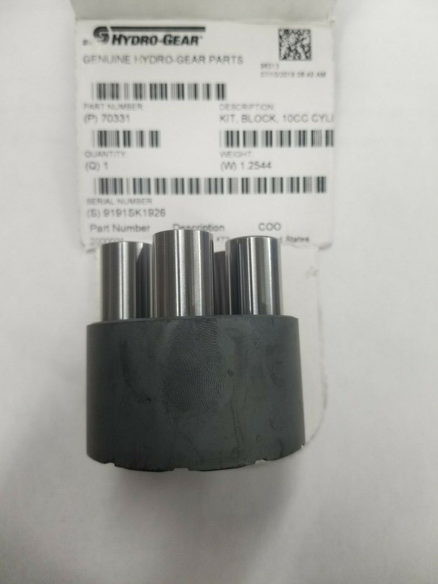 New Genuine OEM Hydro Gear Pump 10CC Cylinder Block Kit