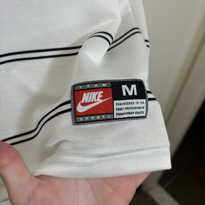 Vintage 90s Nike USA Soccer Jersey Black White Sz M Kit Law Five