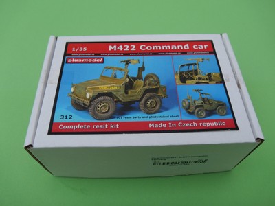 1:35 PLUSMODEL 312 M422 Command car - Resin-Kit mit PE