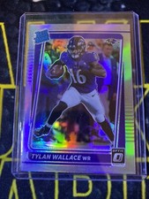 2021 Donruss Optic Rated Rookie Silver Holo Prizm #226 Tylan Wallace RC Ravens
