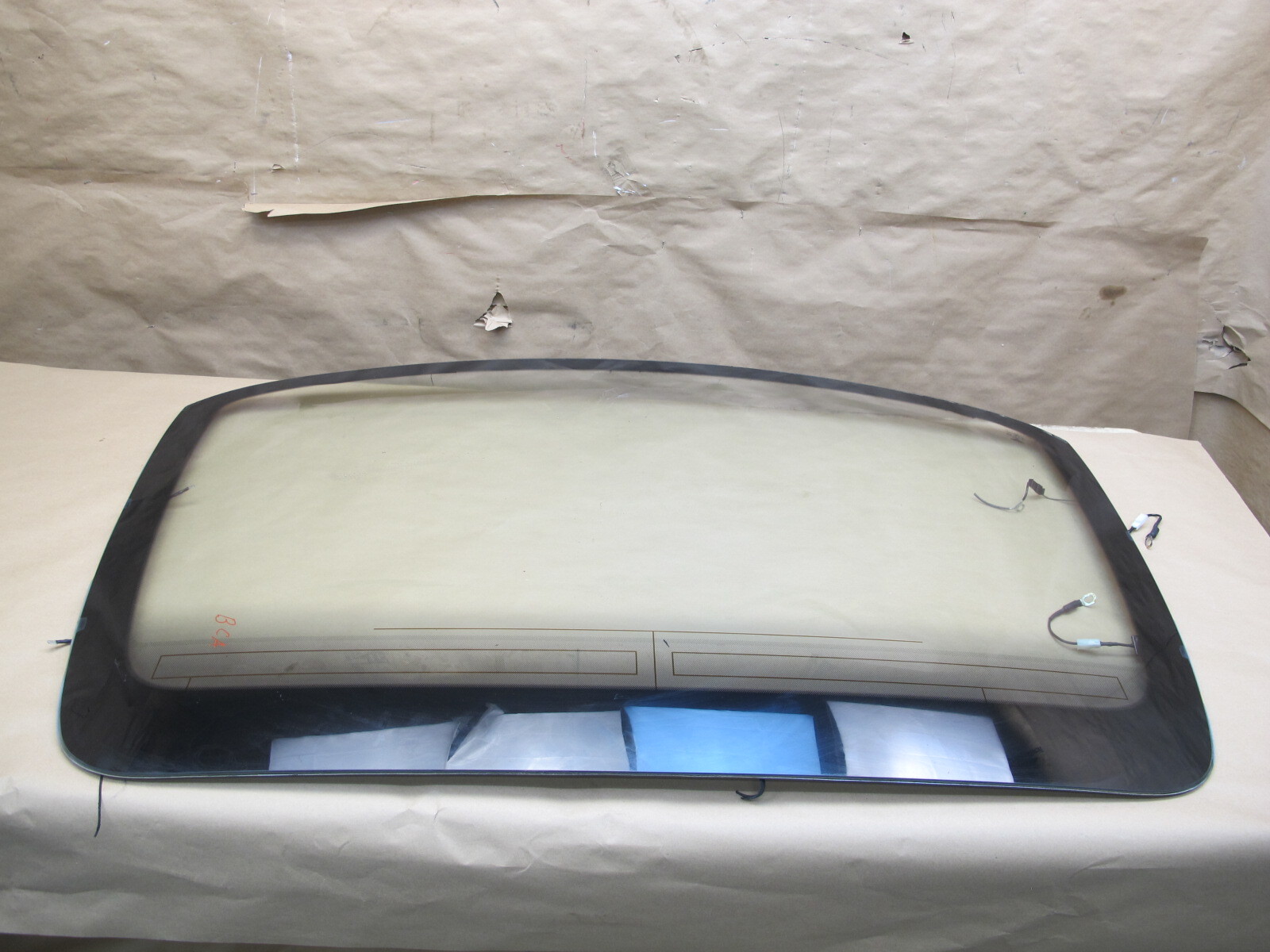 06-12 BENTLEY CONTINENTAL FLYING SPUR REAR HEATED WINDSHIELD GLASS WINDOW