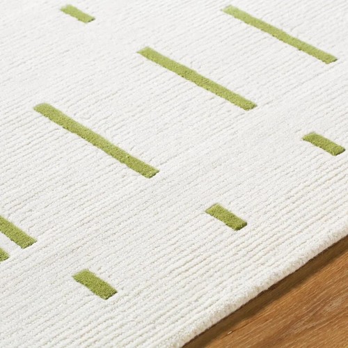 Minimalist Tufted Wool Rug – 5x8, 6x9 -Clean Lines, Modern Geometric for Bedroom - Bild 6 von 6