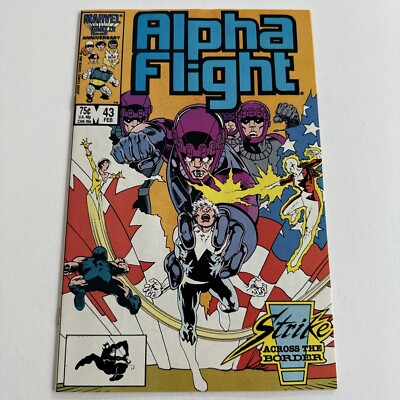 Alpha Flight # 43 | COPPER AGE MARVEL COMICS 1987 | VF/NM ! COMBINE SHIPPING !