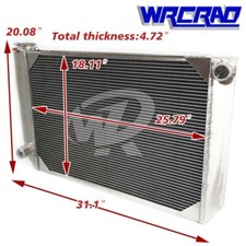 Universal Radiator Fits 31x 19 Griffin 507 Ford Mopar Tr Bl High-performance Universal Radiator Fits 31x 19 Griffin 507 Ford Mopar Tr Bl High-performance