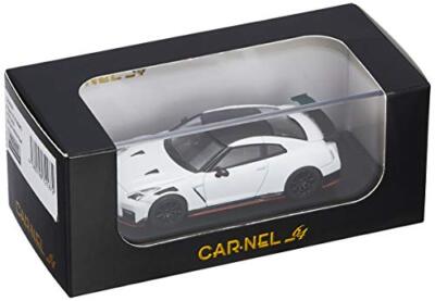 New CARNEL 1/64 Nissan GT-R NISMO (R35) 2020 Brilliant White Pearl 