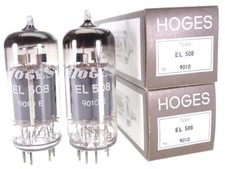 2x EL508 Hoges Tube Tube Valvola NOS NIB NEW