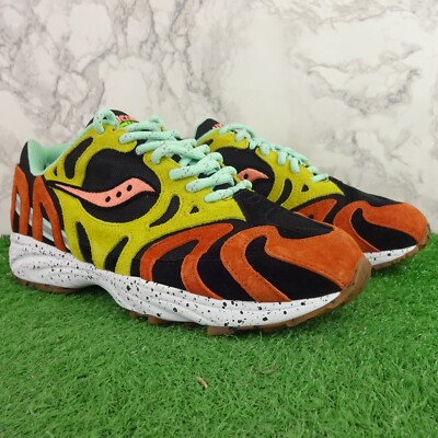 Saucony Turnschuhe Größe 8 Herren Grid Azura 2000 Wildleder Sportschuhe Jogging Laufen