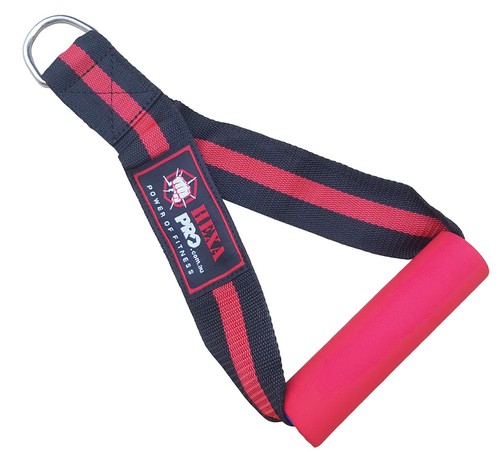 HEXA PRO Tricep Rope Cable Attachment Bar Dip Resistance Band Exercise Gym Bicep - Picture 4 of 6