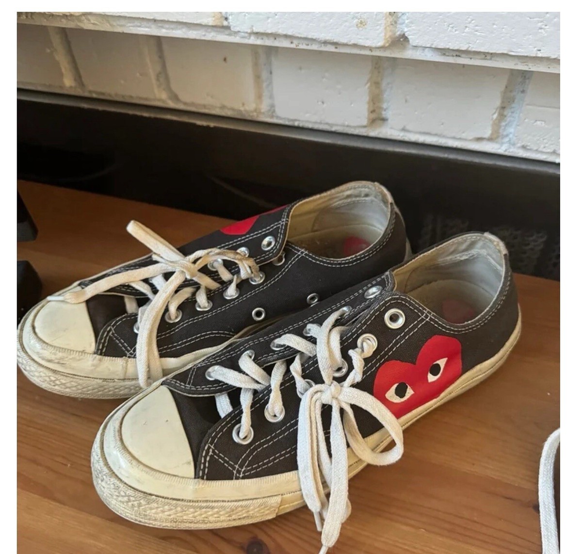 Converse x Comme Des Garcon CDG Chuck Taylor 70 Low Play Black A2