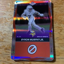 Byron Murphy Jr.-Min. Vikings-2025 UNO Elite NFL ALT Jersey Edt. #123-Red Foil