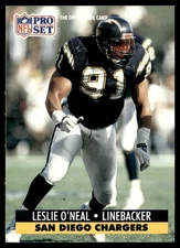 1991 Pro Set Leslie O'Neal San Diego Chargers #286