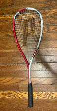 PRINCE AIR DRIVE 140 CARBON GRAPHITE-EXTREME SQUASH RACKET - VGC - NEW GRIP TAPE