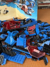 Vintage Lego 6986 Misson Commander Space Police 1989 Manual Not Complete