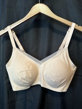 Honeylove Women  s Crossover Bra Large Wireless Support Nude T-Shirt Honey Love