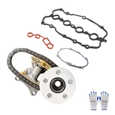Timing Chain Kit & VVT Gear for 2005-2010 Audi A3 A4 VW Eos Jetta Passat 2.0T