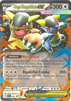 Mega Kangaskhan ex 025 Mega Evolution Promo MEP Pokemon Card NM