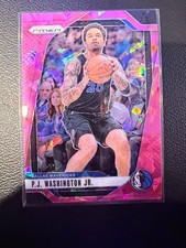 2024-25 Panini Prizm Basketball #174 PJ Washington Jr  Pink Ice Prizm