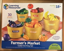Learning Resources Farmer's Market Color Sorting Set - 30 Pieces, Ages 18 mo...