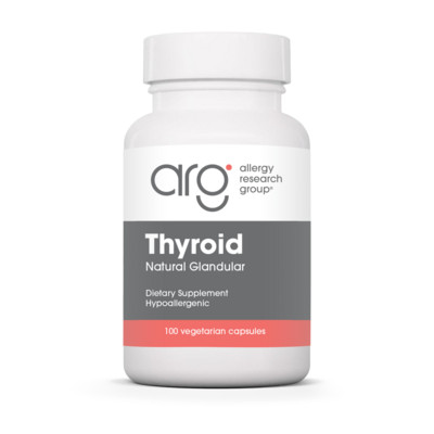 Allergy Research Group Thyroid Natural Glandular 100 capsules