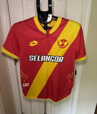 Lotto Selangor Soccer Jersey Shirt Red/Yellow Size S Officially Licensed
