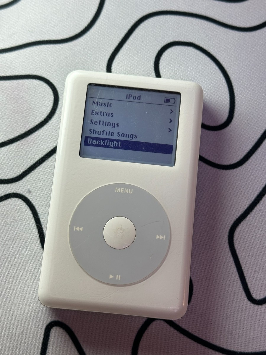 Apple iPod Classic 4th Generation 20GB White New Battery - Grade C