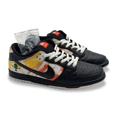 10 US - NIKE SB DUNK LOW RAYGUN TIE-DYE BLACK W BOX 2019