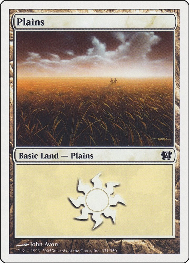 Plains (331) [9th Edition] LP - Magic