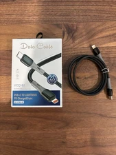 1 Meter Data Cable Usb-C to Iphone 27 Watt Charging and File Transfer