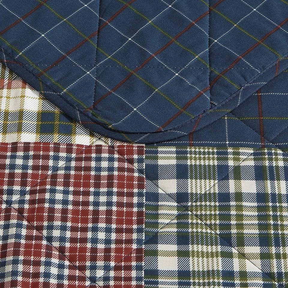 - Juego de edredón king, ropa de cama reversible de algodón con fundas a juego, ligero... Foto 3 de 4