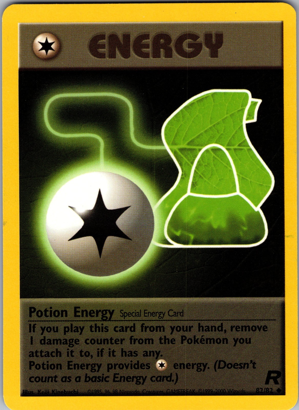 Potion Energy Team Rocket Uncommon NM Pokemon 82/82 Unlimited